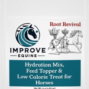Root Revival 2lb bag — Improve Equine horse hydration mix, beetroot and carrot, natural horse electrolyte alternative