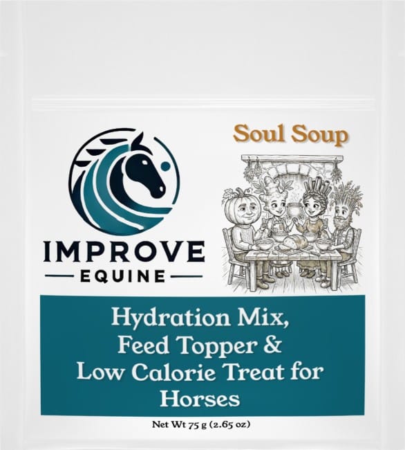Soul Soup 2lb bag — Improve Equine horse hydration mix, pumpkin turmeric cinnamon, best for masking horse medication