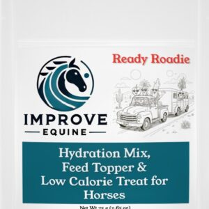 Ready Roadie 2lb bag — Improve Equine horse hydration mix for travel and horse shows, apple, fenugreek, licorice root